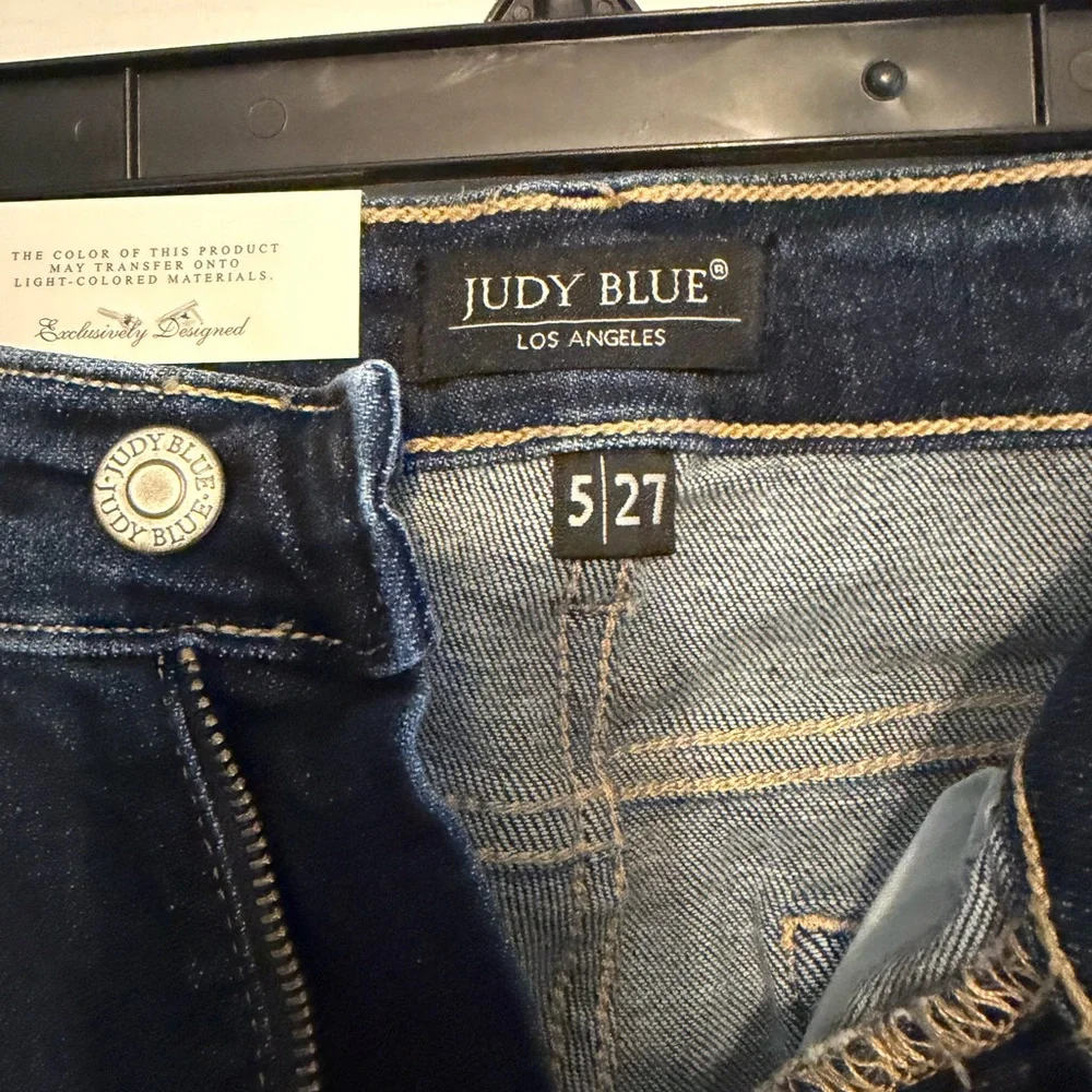 Judy Blue Indigo High-Rise Skinny Jeans - Picture 3 of 3